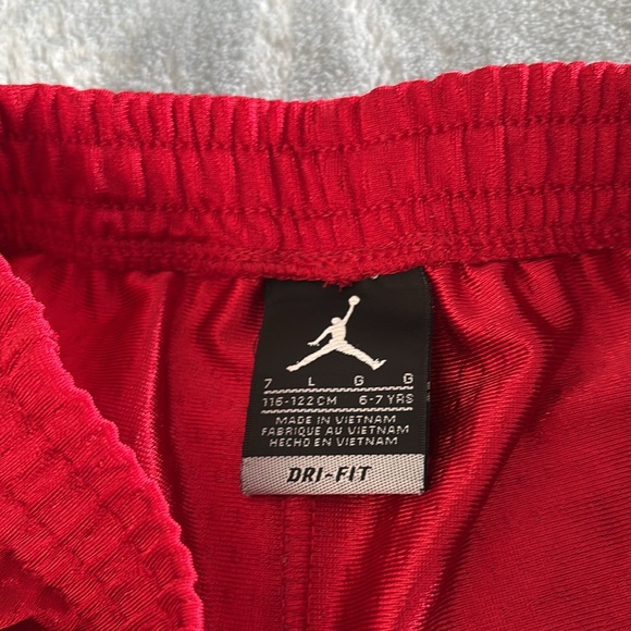 Jordan Dri-FIT Red Shorts. Size 7 - Picture 6 of 6